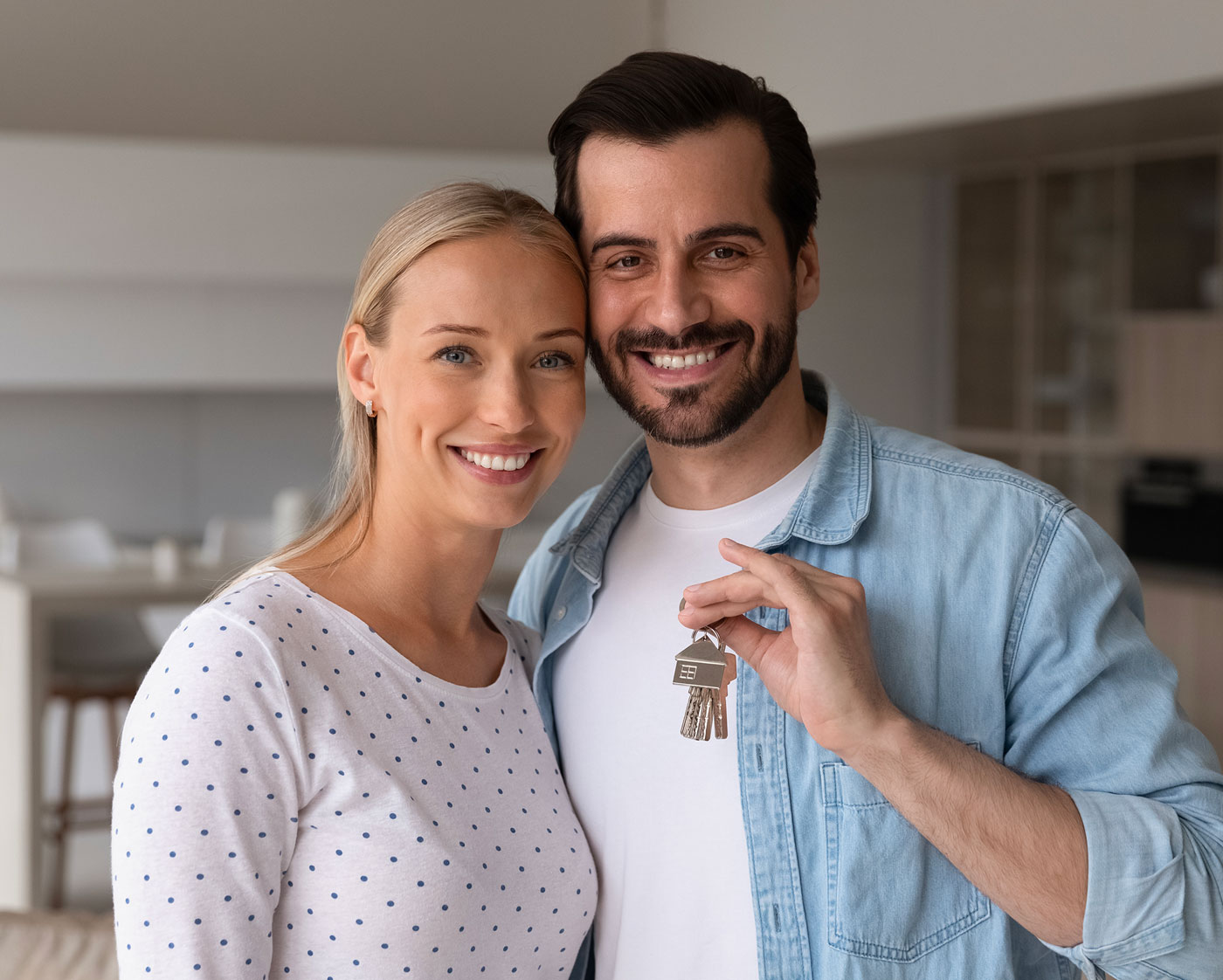 Couple with House Keys