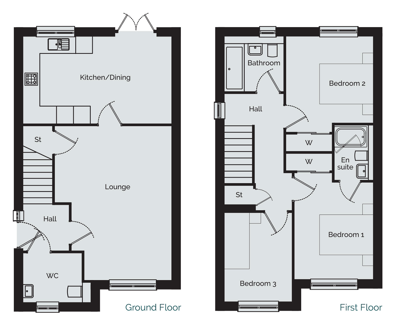 Aspen End Floorplan